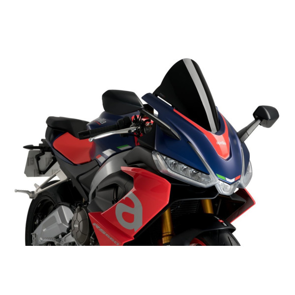 Puig Puig r-racer screen | black (opaque) | aprilia rs 660 2021>current